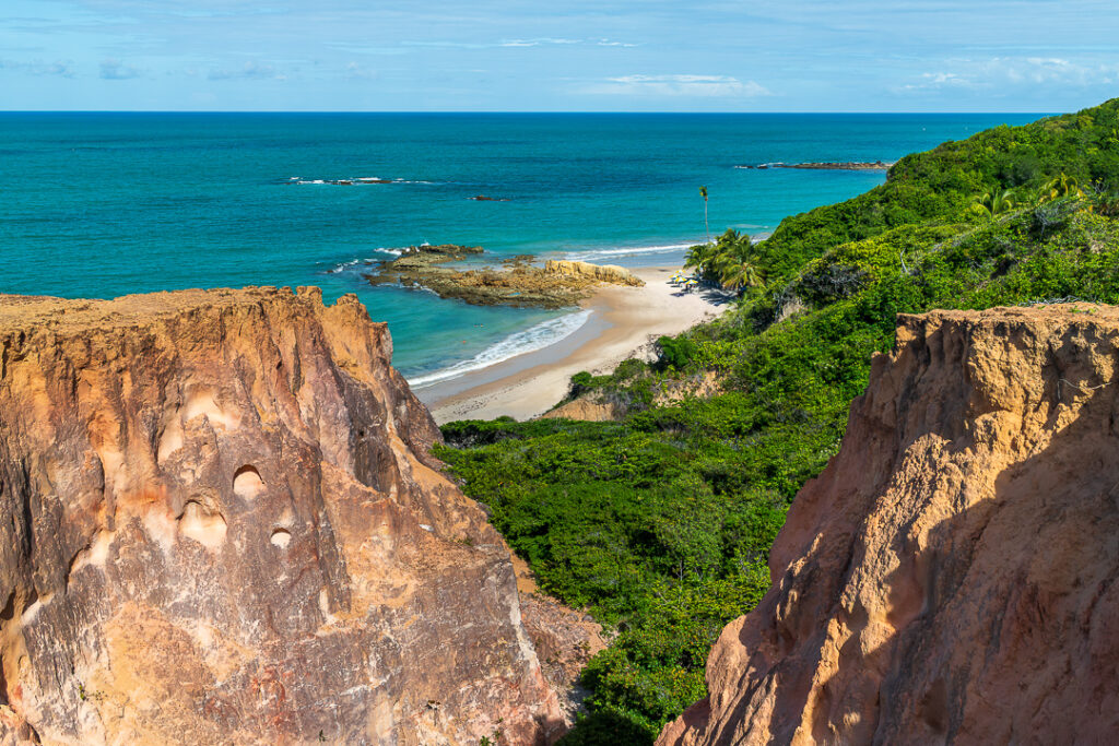 Mato Grosso State, Paraiba, conde, litoral sul, mirante voçoroca, praia de tabatinga