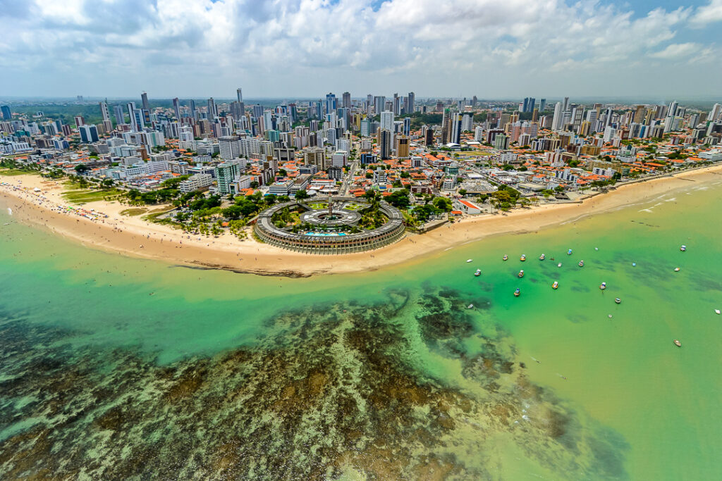 Joao pessoa, aerea, praia, tambau beach